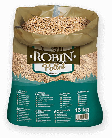 worek pelletu opałowego Robin do kupienia w Ustroniu lub sklepie internetowym